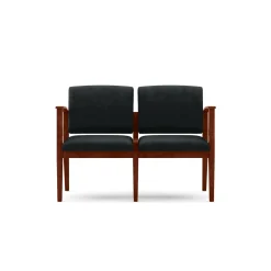 Mason Street Wood 2 Seat Sofa in Premium Upholstery