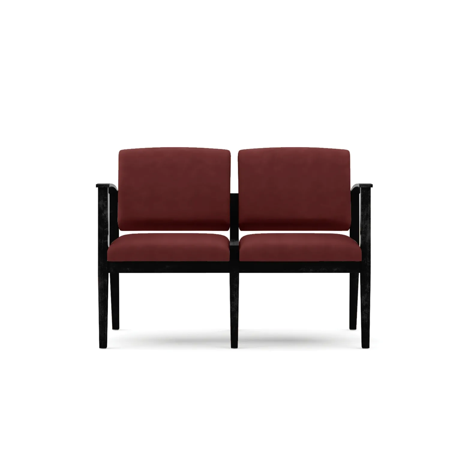 Mason Street Wood 2 Seat Sofa in Premium Upholstery