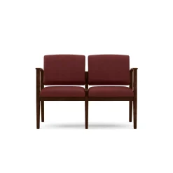 Mason Street Wood 2 Seat Sofa in Premium Upholstery