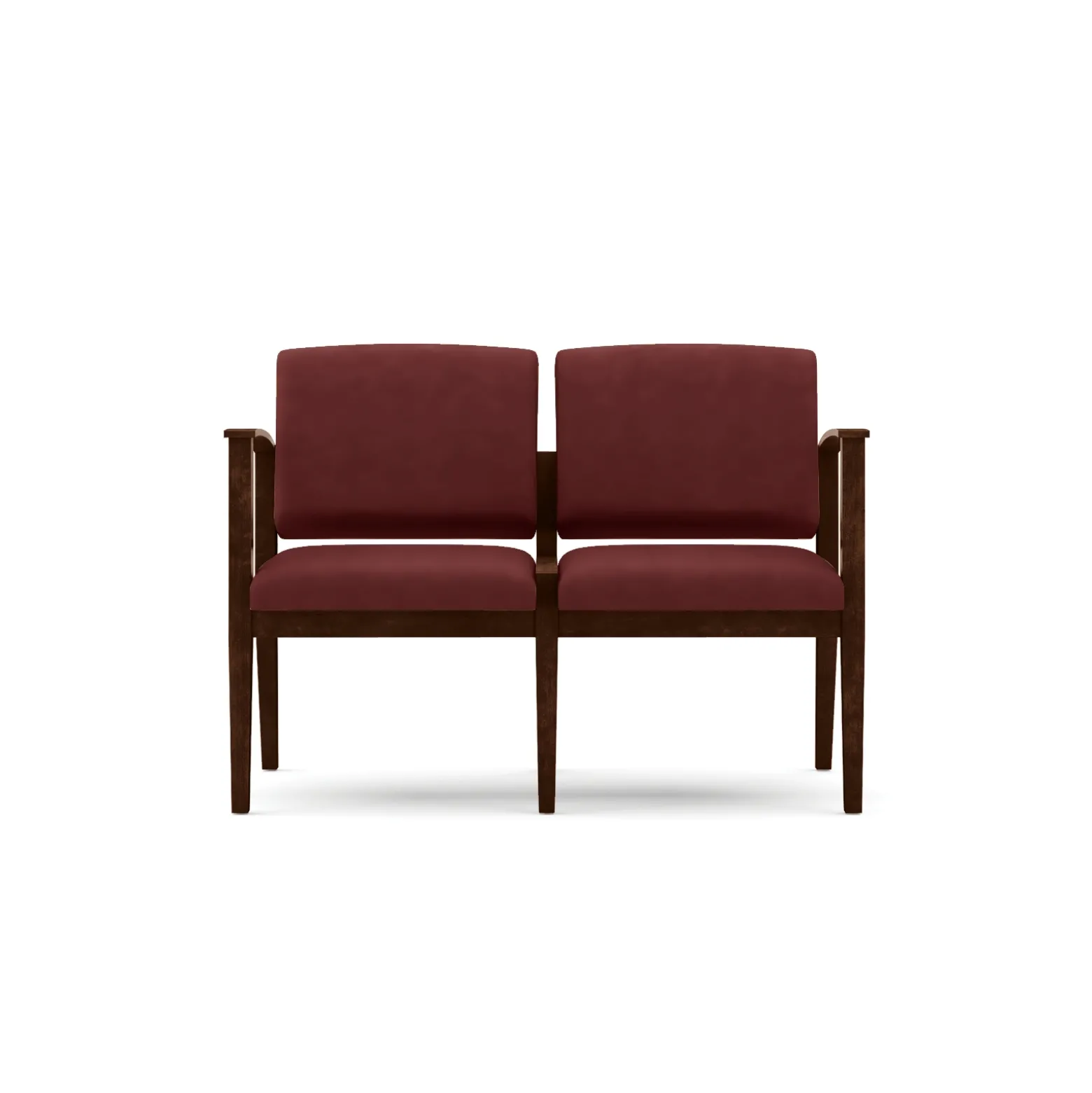 Mason Street Wood 2 Seat Sofa in Premium Upholstery