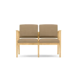 Mason Street Wood 2 Seat Sofa in Premium Upholstery