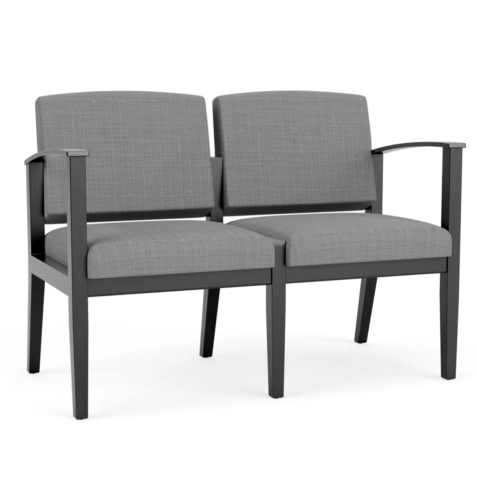 Mason Street Wood 2 Seat Sofa in Premium Upholstery