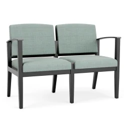Mason Street Wood 2 Seat Sofa in Premium Upholstery