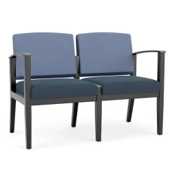 Mason Street Wood 2 Seat Sofa in Premium Upholstery