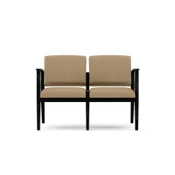 Mason Street Wood 2 Seat Sofa in Premium Upholstery