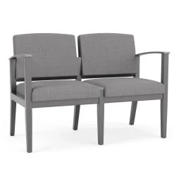 Mason Street Wood 2 Seat Sofa in Premium Upholstery