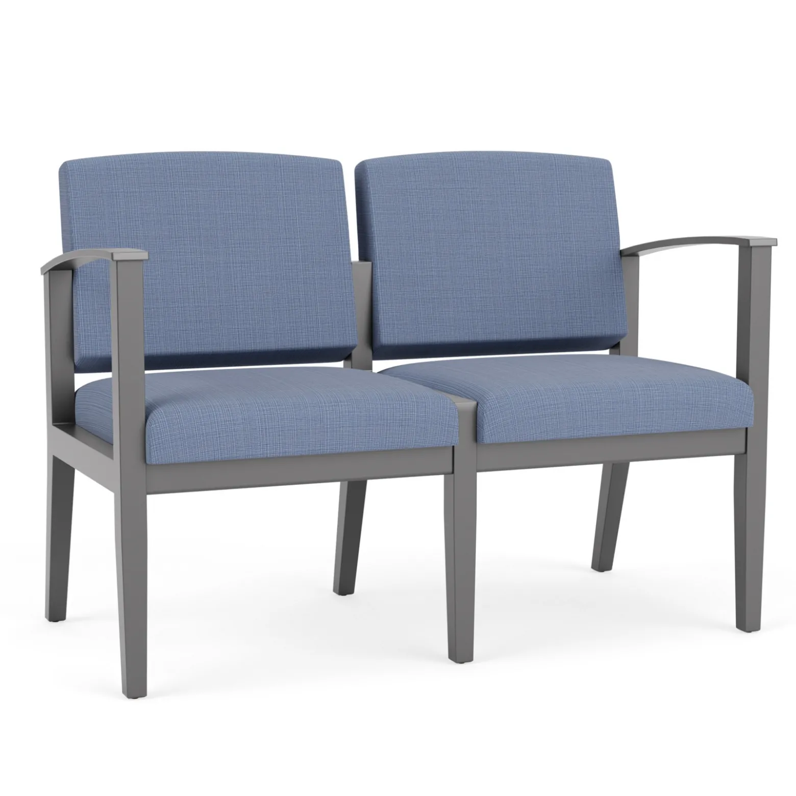 Mason Street Wood 2 Seat Sofa in Premium Upholstery