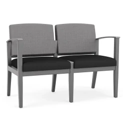 Mason Street Wood 2 Seat Sofa in Premium Upholstery