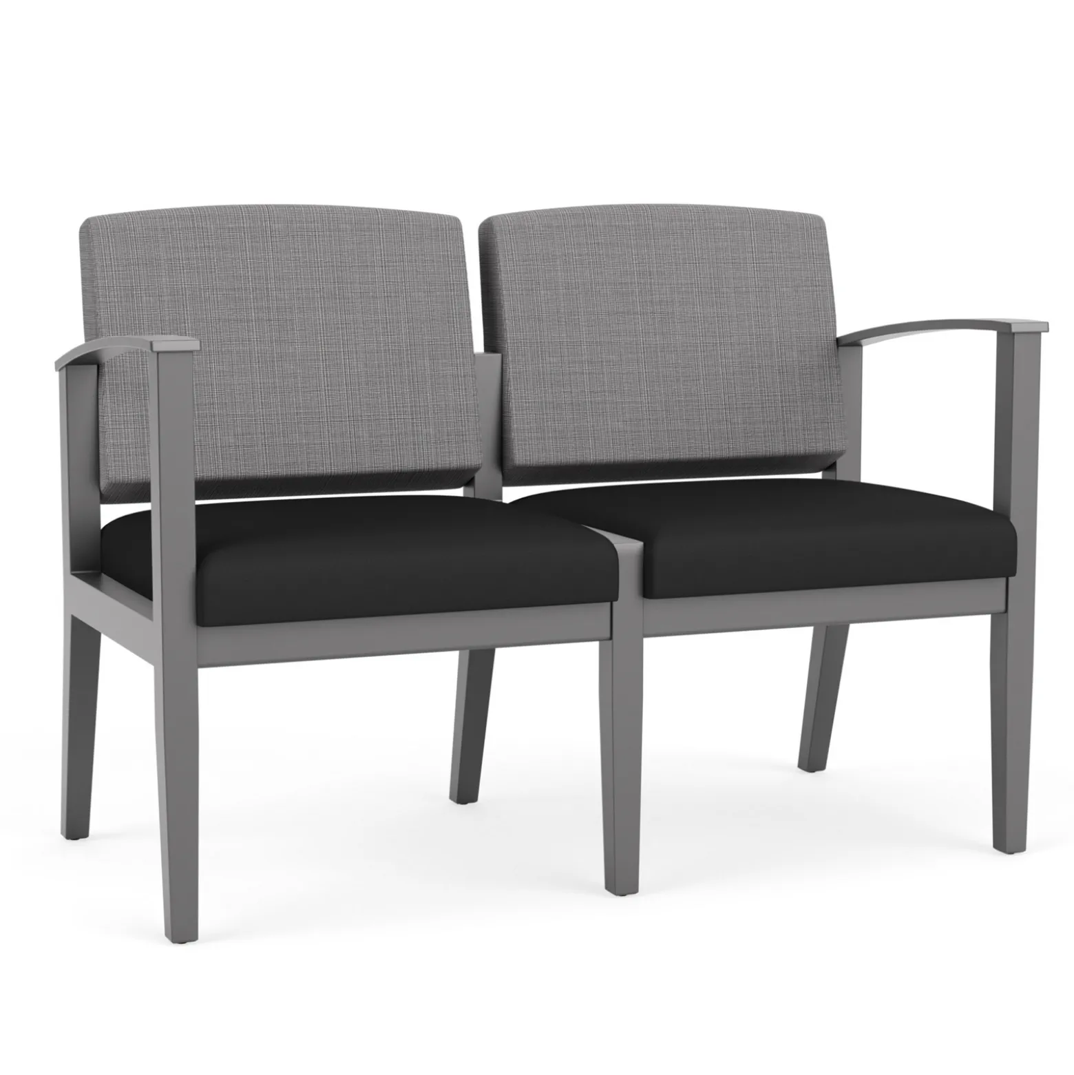 Mason Street Wood 2 Seat Sofa in Premium Upholstery