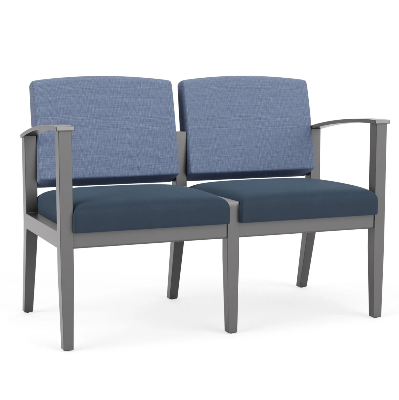 Mason Street Wood 2 Seat Sofa in Premium Upholstery