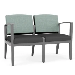 Mason Street Wood 2 Seat Sofa in Premium Upholstery
