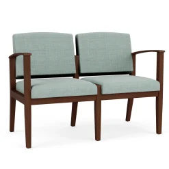 Mason Street Wood 2 Seat Sofa in Premium Upholstery