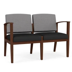 Mason Street Wood 2 Seat Sofa in Premium Upholstery