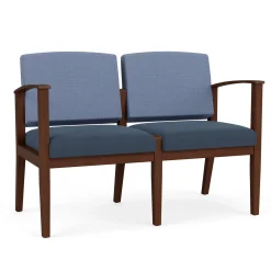 Mason Street Wood 2 Seat Sofa in Premium Upholstery