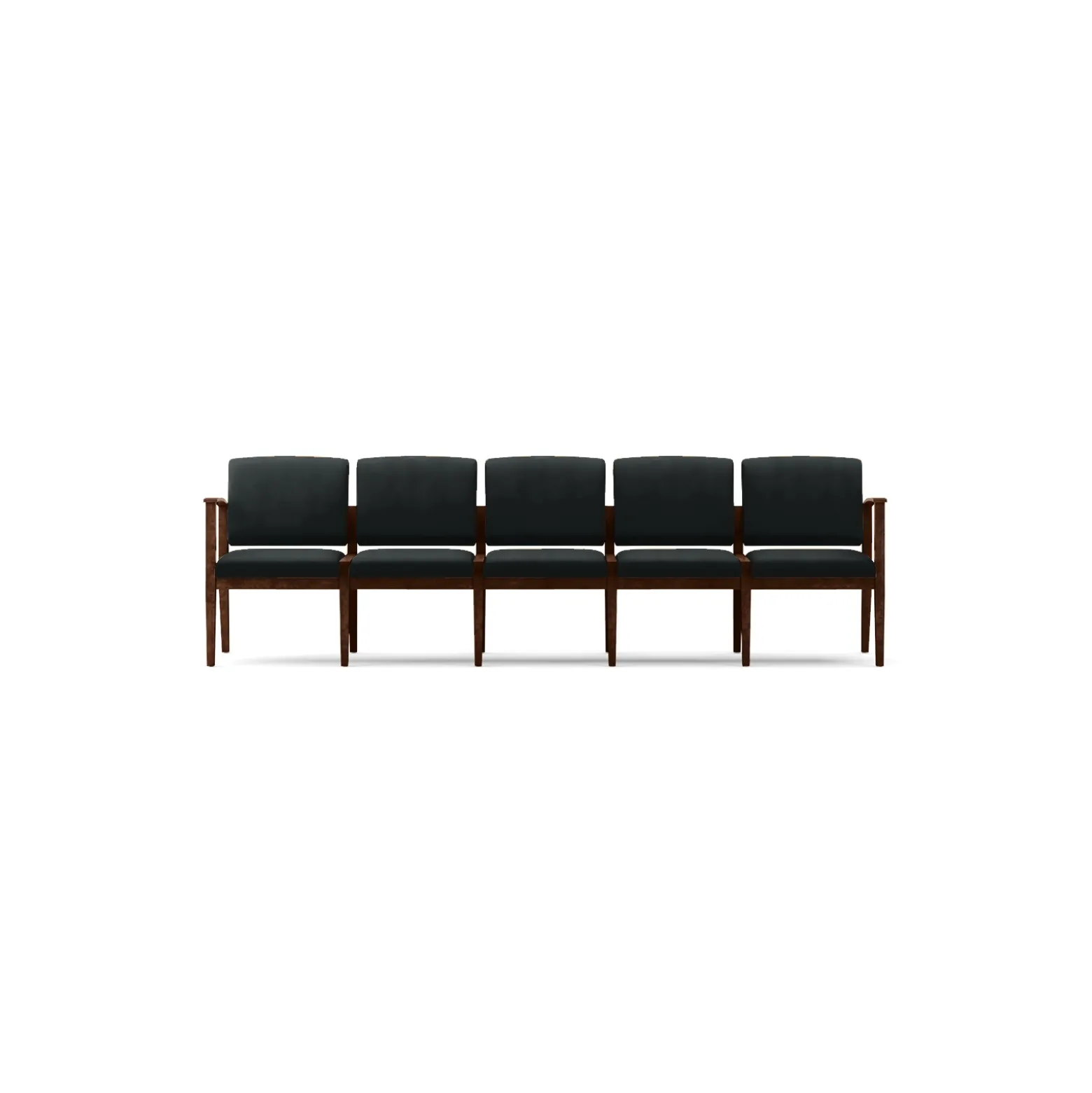 Mason Street Wood 5 Seat Sofa in Premium Upholstery