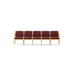 Mason Street Wood 5 Seat Sofa in Premium Upholstery
