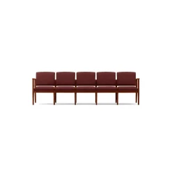 Mason Street Wood 5 Seat Sofa in Premium Upholstery