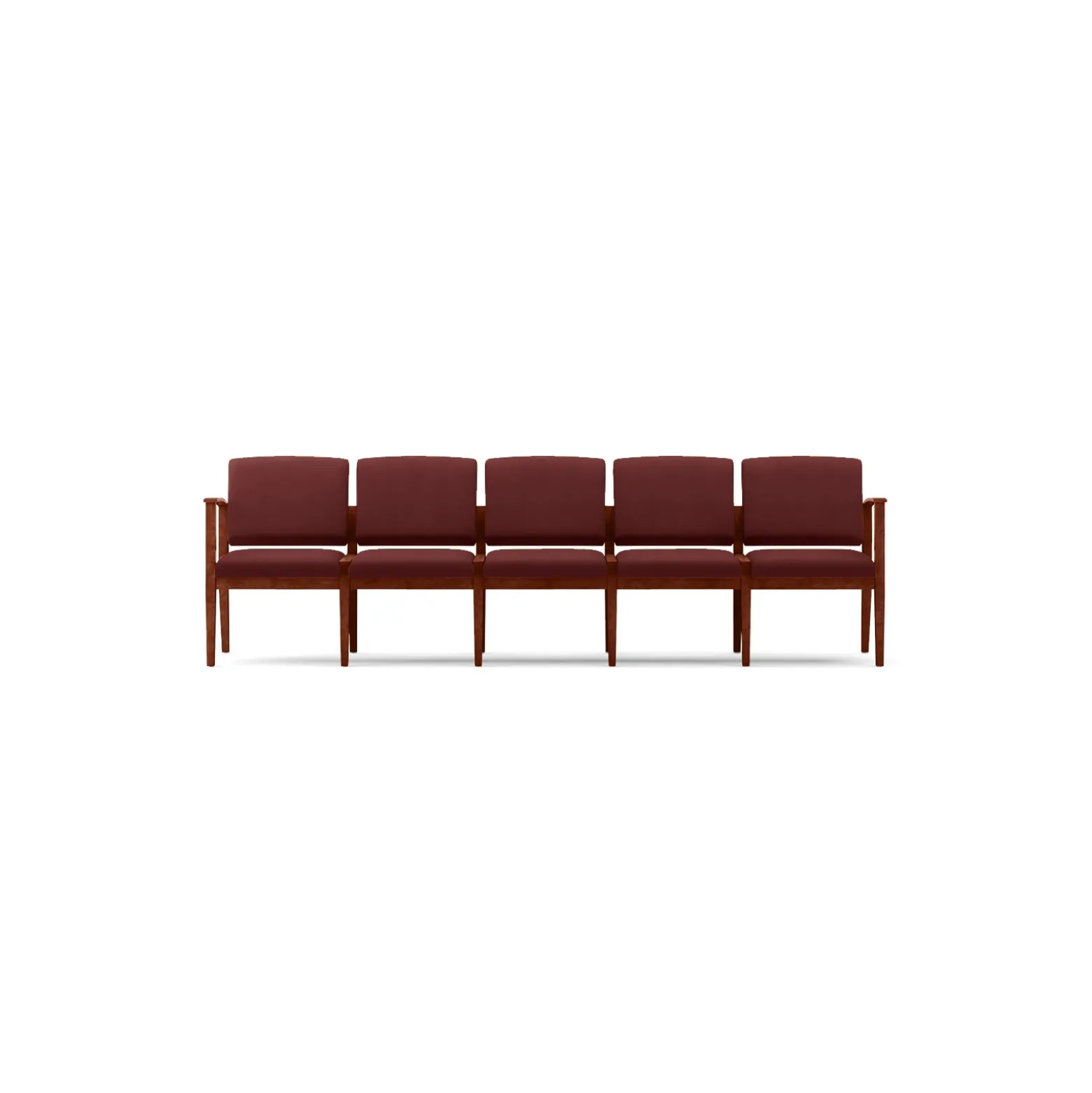 Mason Street Wood 5 Seat Sofa in Premium Upholstery