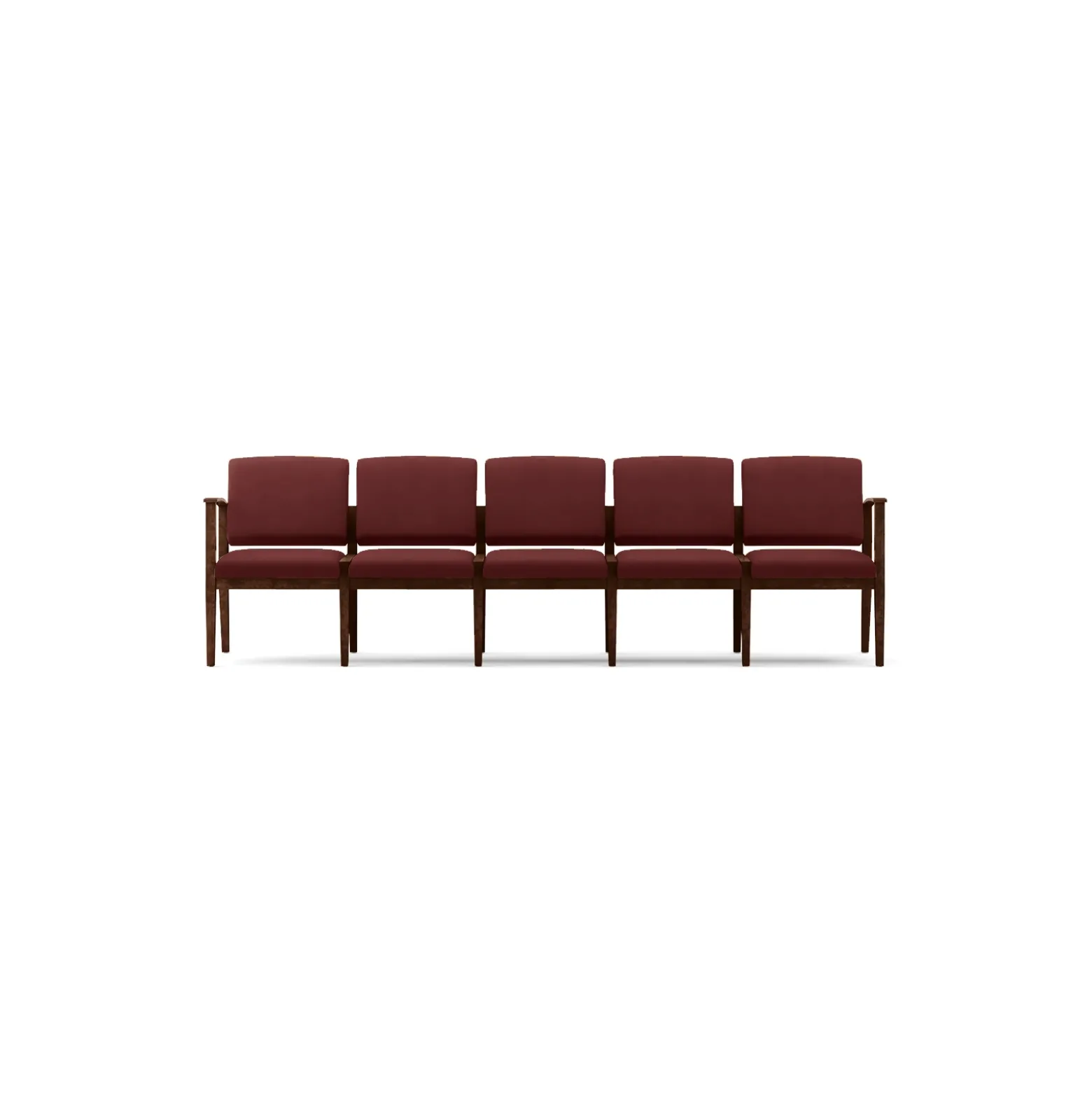 Mason Street Wood 5 Seat Sofa in Premium Upholstery