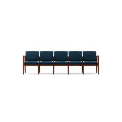 Mason Street Wood 5 Seat Sofa in Premium Upholstery