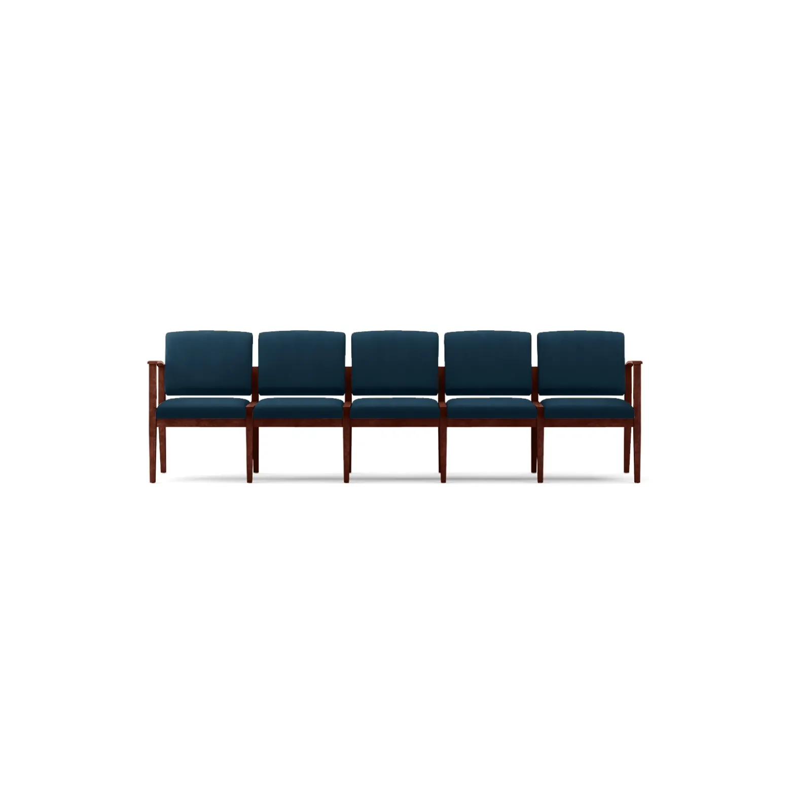 Mason Street Wood 5 Seat Sofa in Premium Upholstery