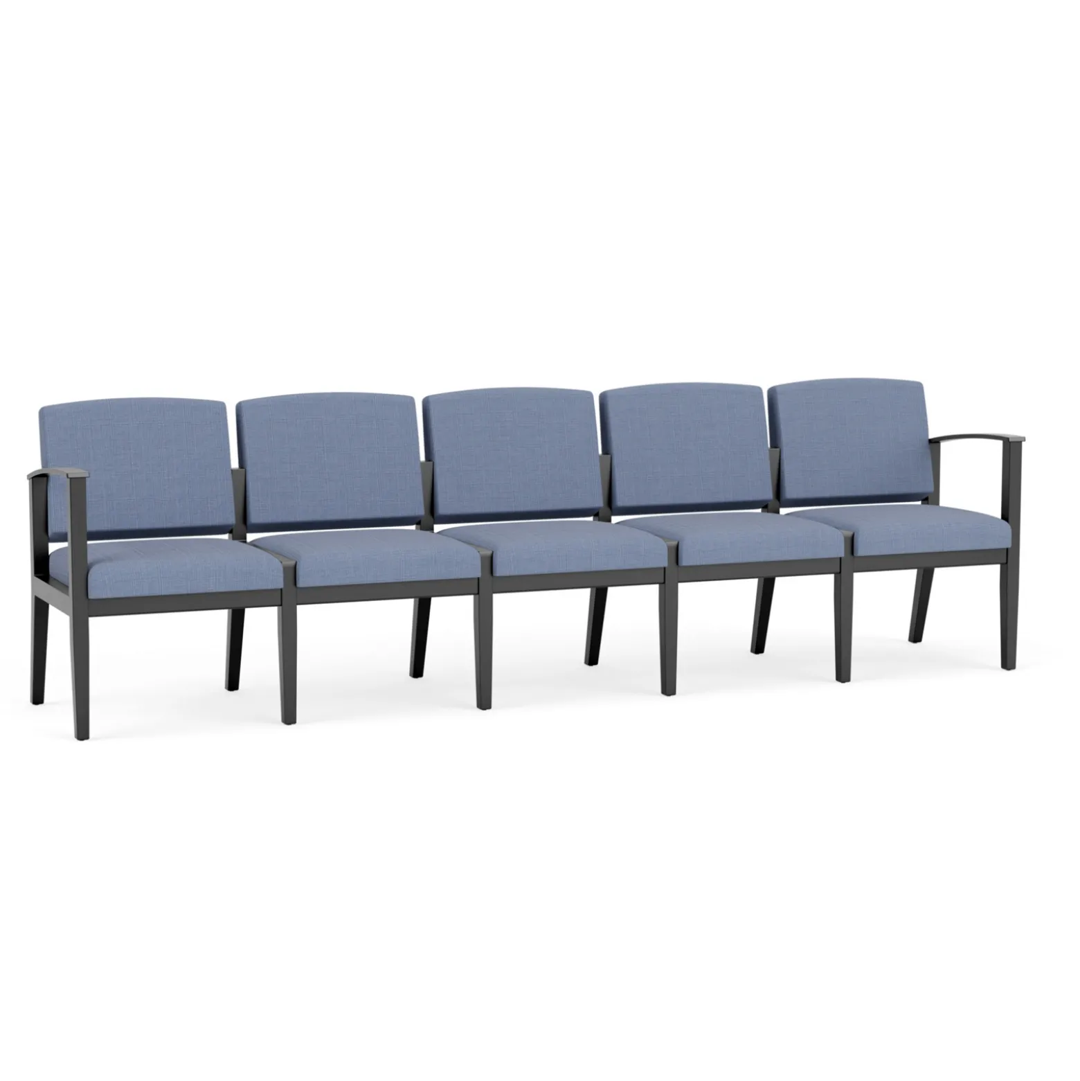 Mason Street Wood 5 Seat Sofa in Premium Upholstery