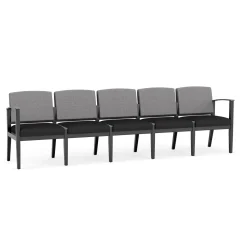 Mason Street Wood 5 Seat Sofa in Premium Upholstery