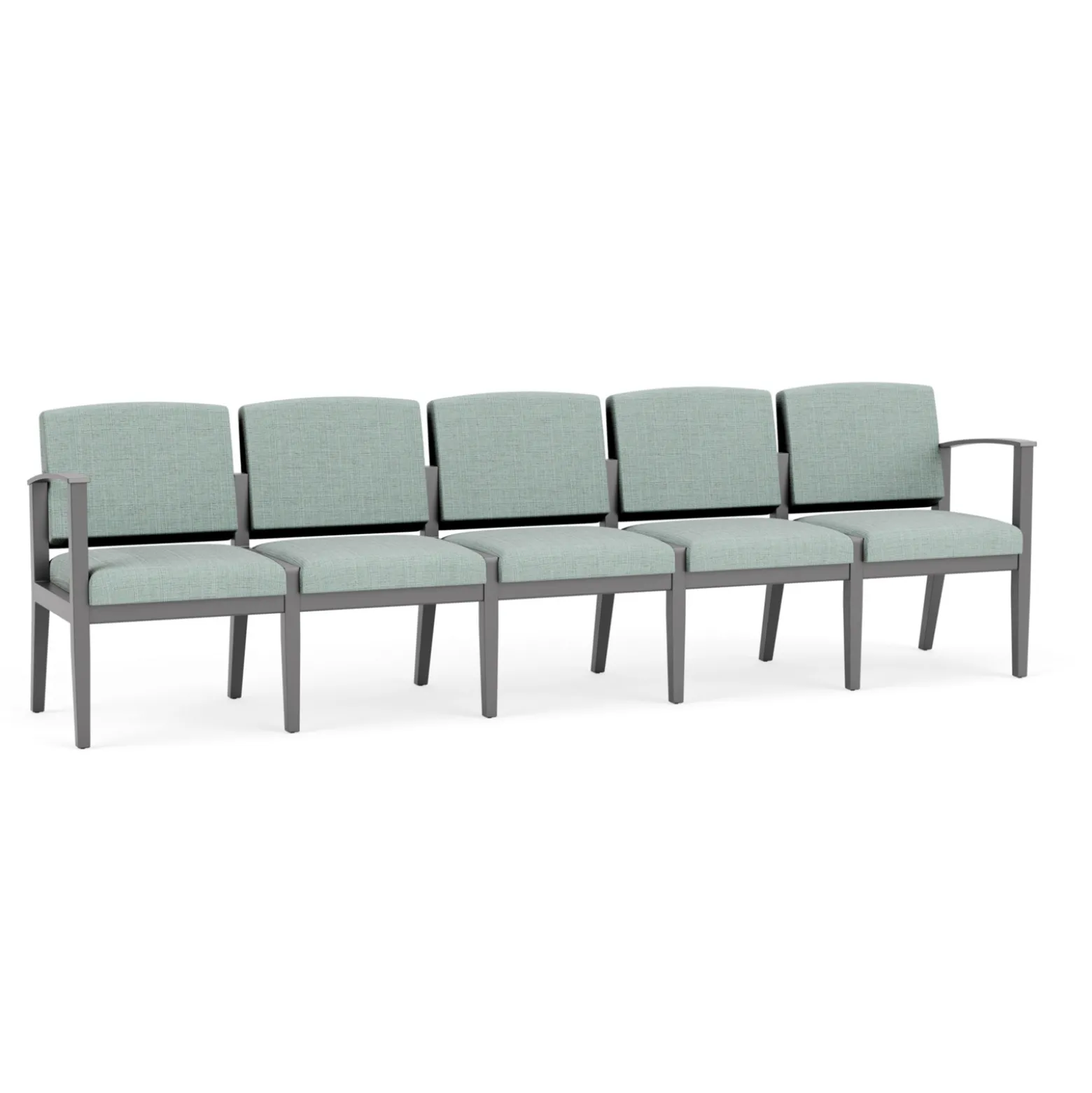 Mason Street Wood 5 Seat Sofa in Premium Upholstery