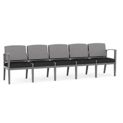Mason Street Wood 5 Seat Sofa in Premium Upholstery