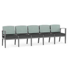 Mason Street Wood 5 Seat Sofa in Premium Upholstery