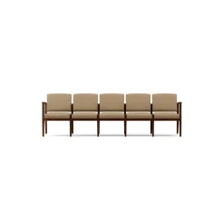 Mason Street Wood 5 Seat Sofa in Premium Upholstery