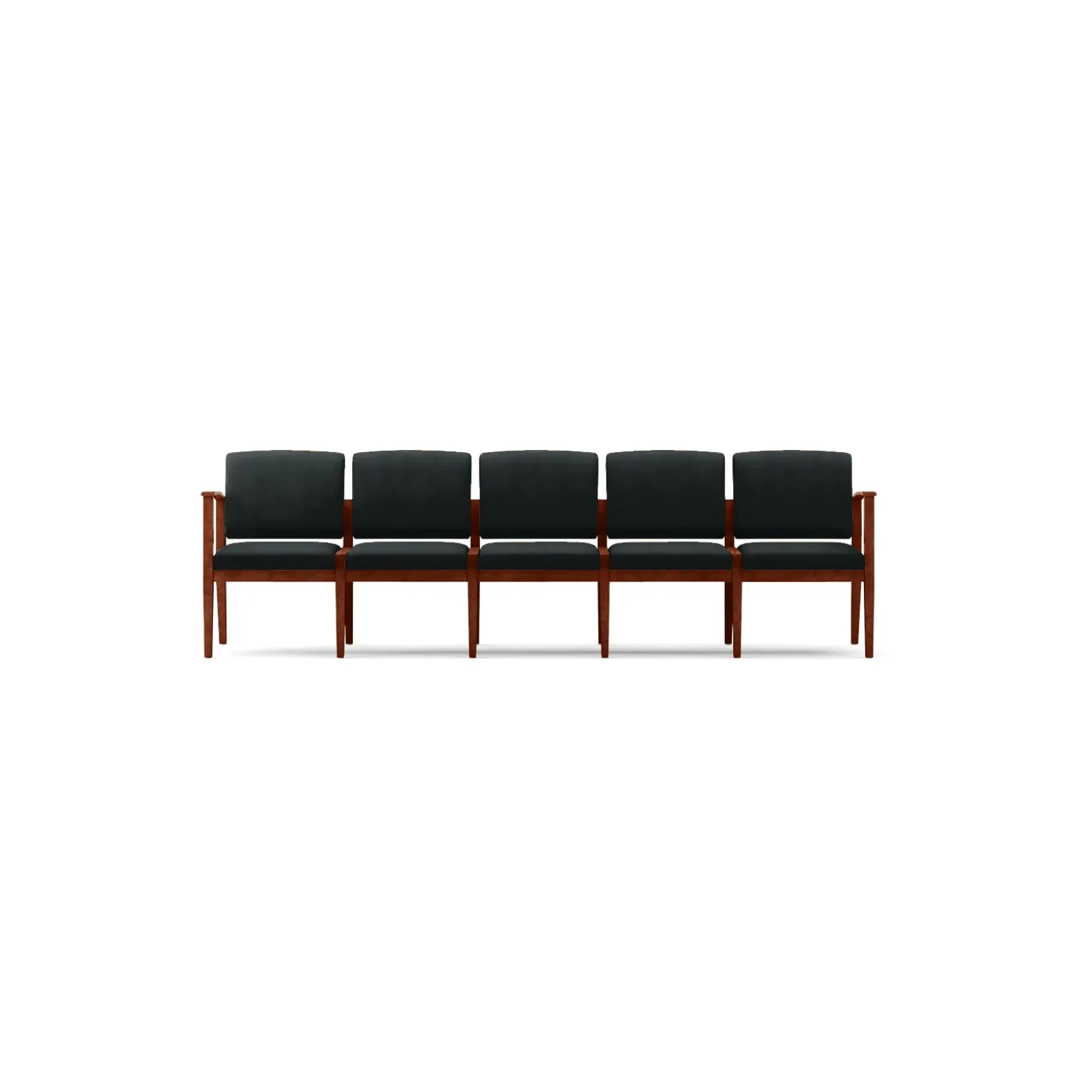 Mason Street Wood 5 Seat Sofa in Premium Upholstery