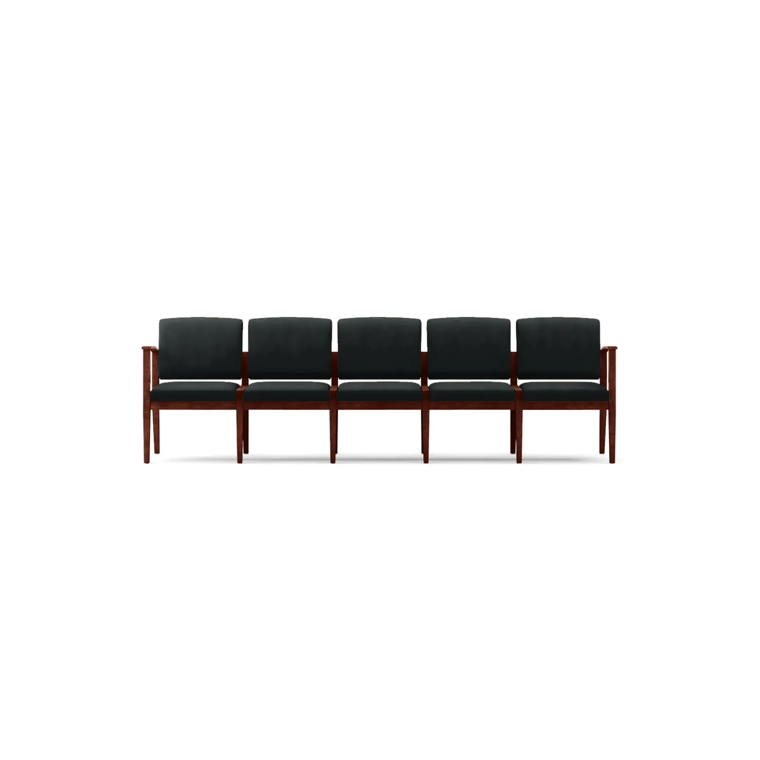 Mason Street Wood 5 Seat Sofa in Premium Upholstery