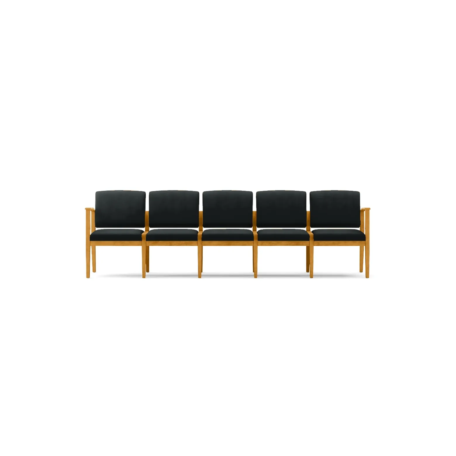 Mason Street Wood 5 Seat Sofa in Premium Upholstery