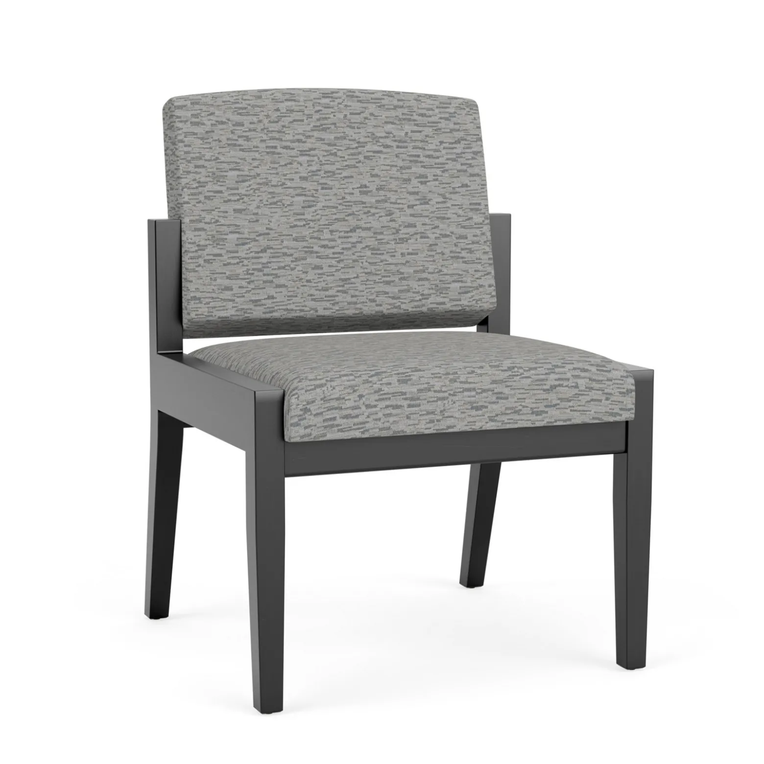 Mason Street Wood Armless Guest Chair in Standard Upholstery