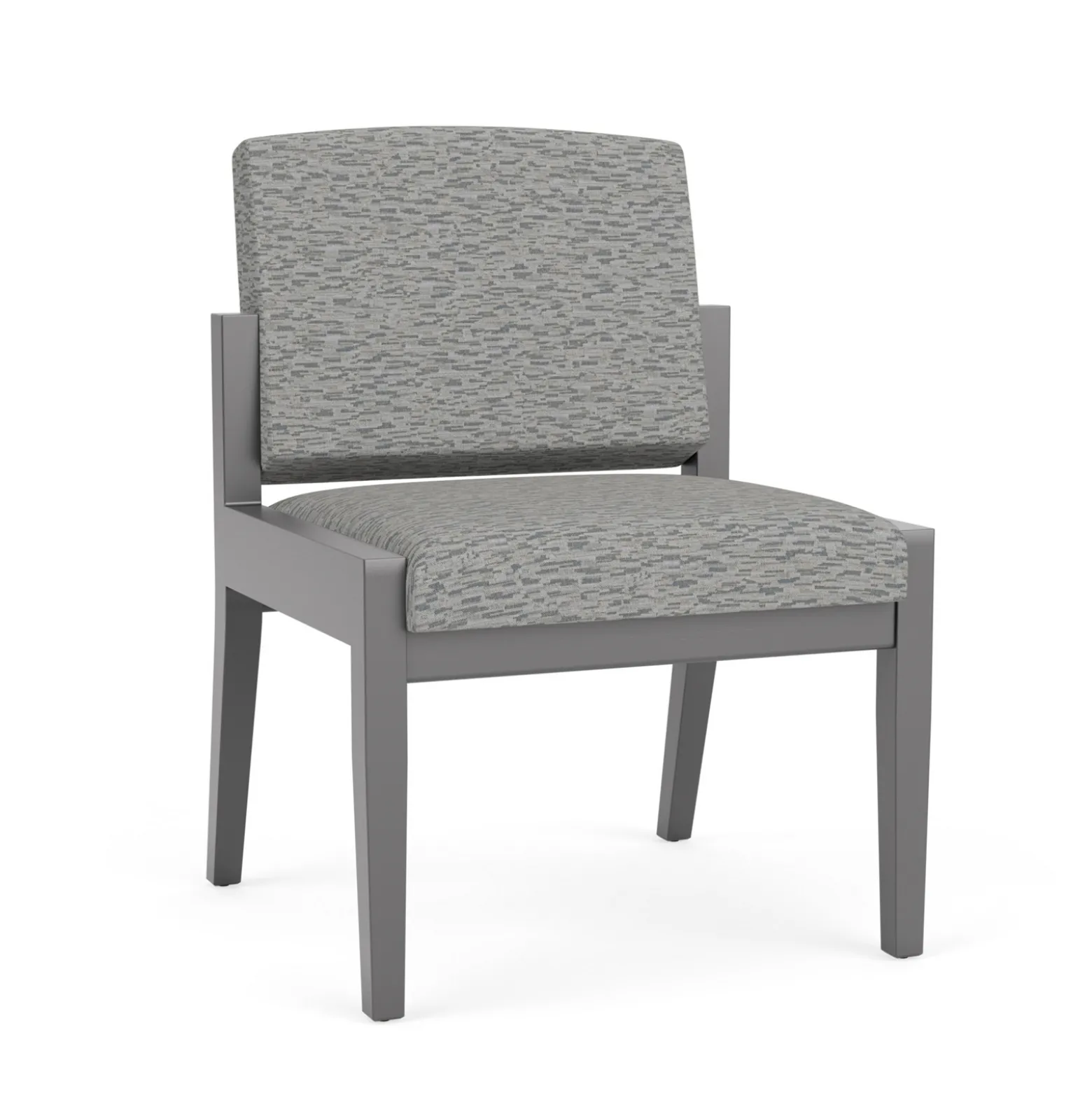 Mason Street Wood Armless Guest Chair in Standard Upholstery