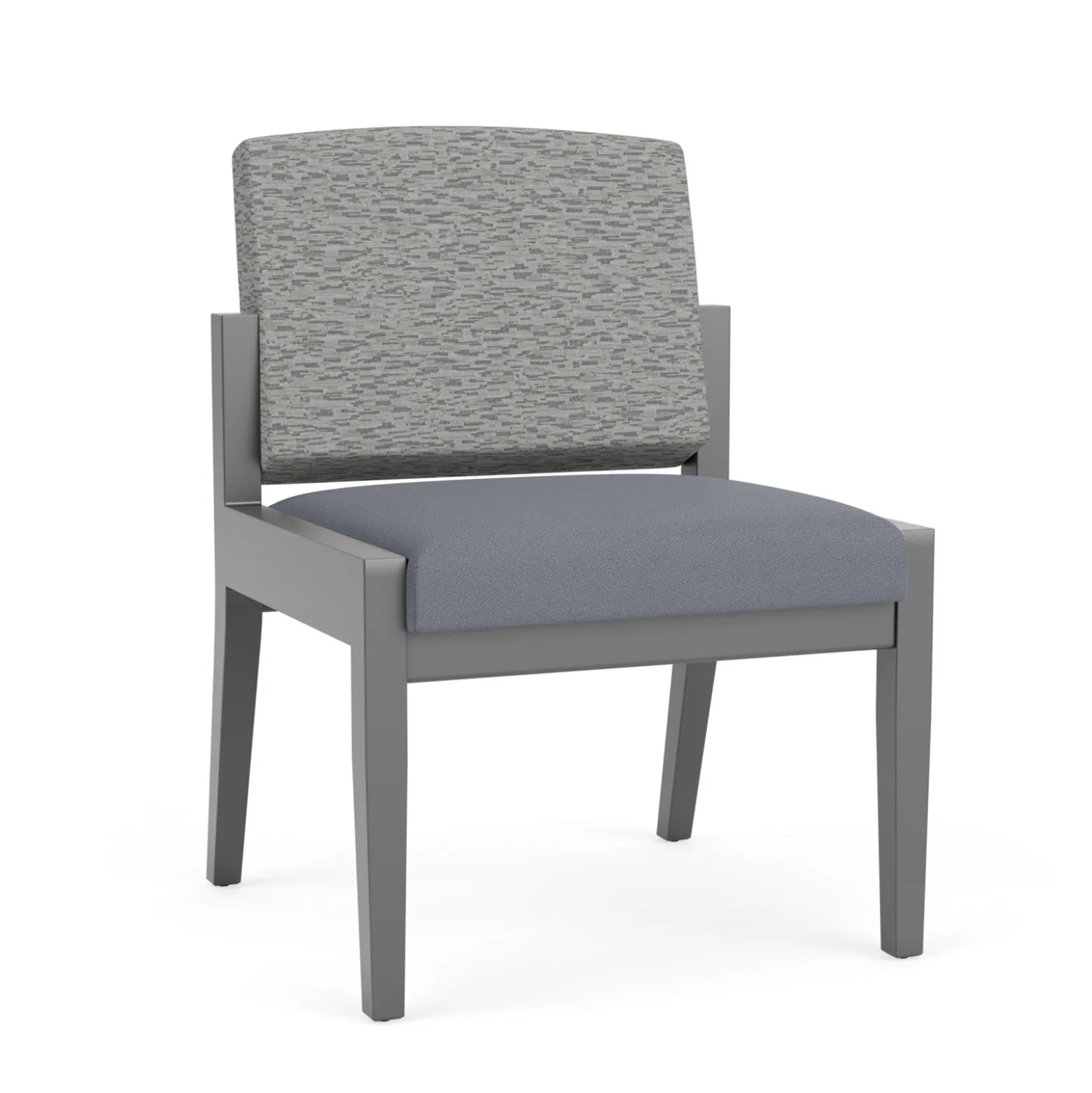 Mason Street Wood Armless Guest Chair in Standard Upholstery