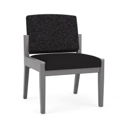 Mason Street Wood Armless Guest Chair in Standard Upholstery