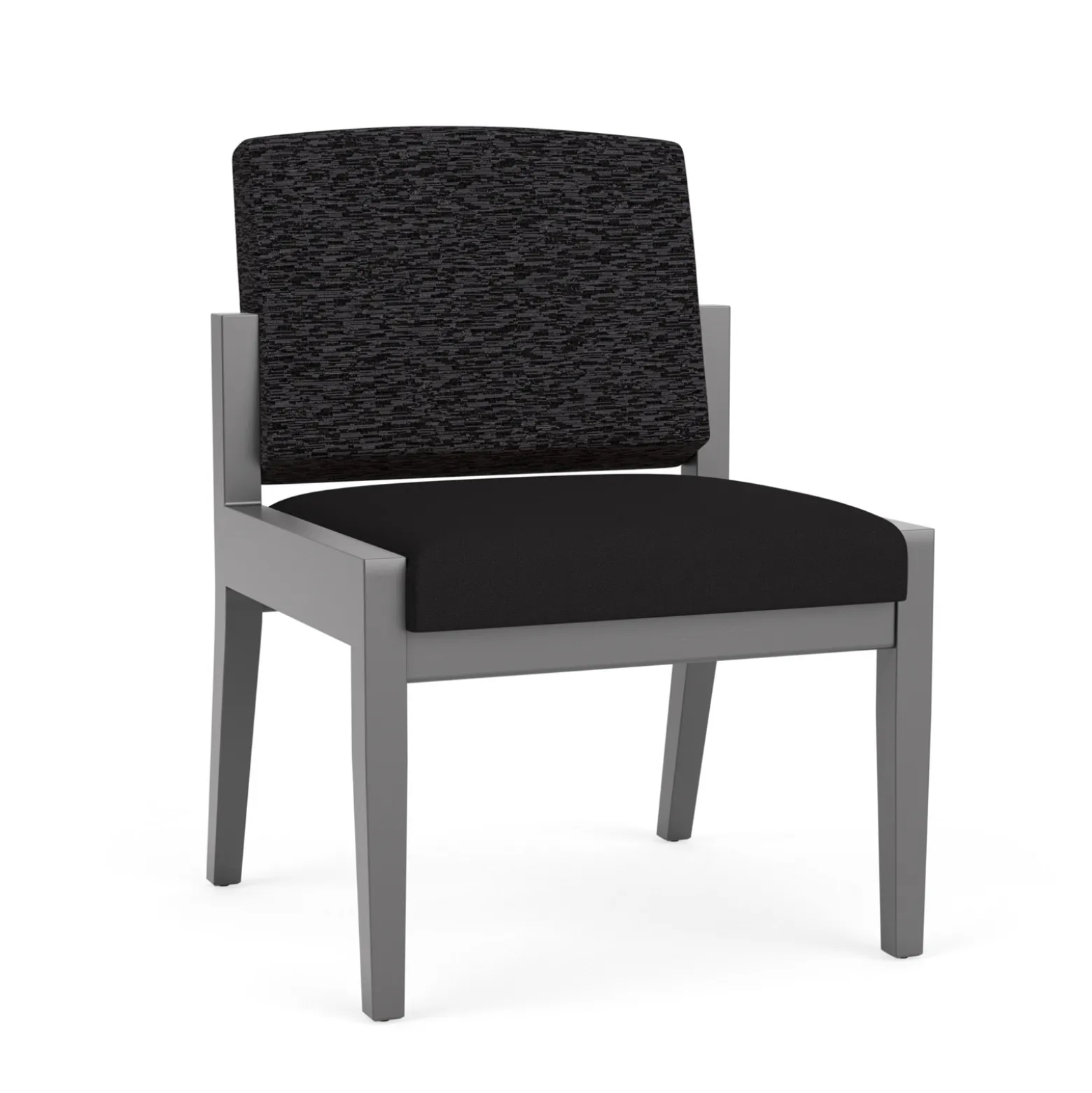 Mason Street Wood Armless Guest Chair in Standard Upholstery