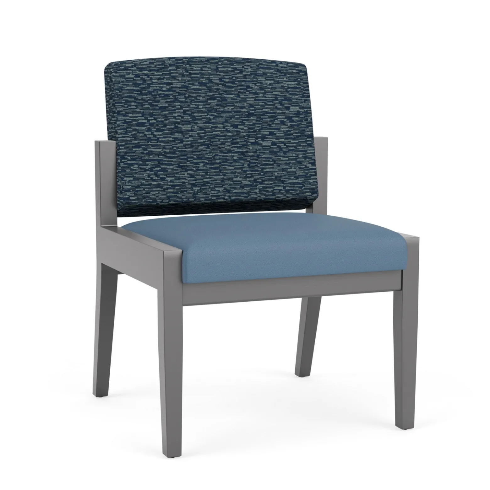 Mason Street Wood Armless Guest Chair in Standard Upholstery
