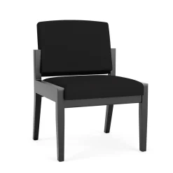 Mason Street Wood Armless Guest Chair in Standard Upholstery