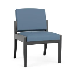 Mason Street Wood Armless Guest Chair in Standard Upholstery