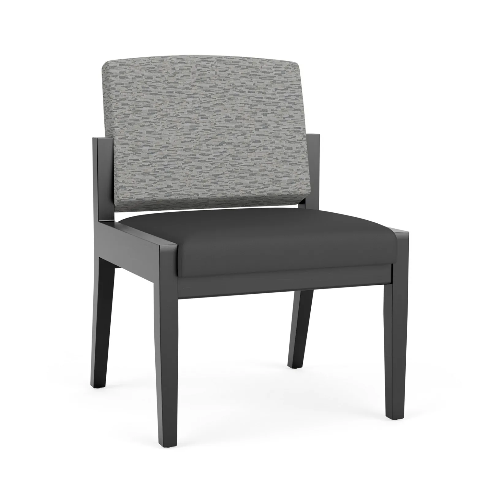 Mason Street Wood Armless Guest Chair in Standard Upholstery