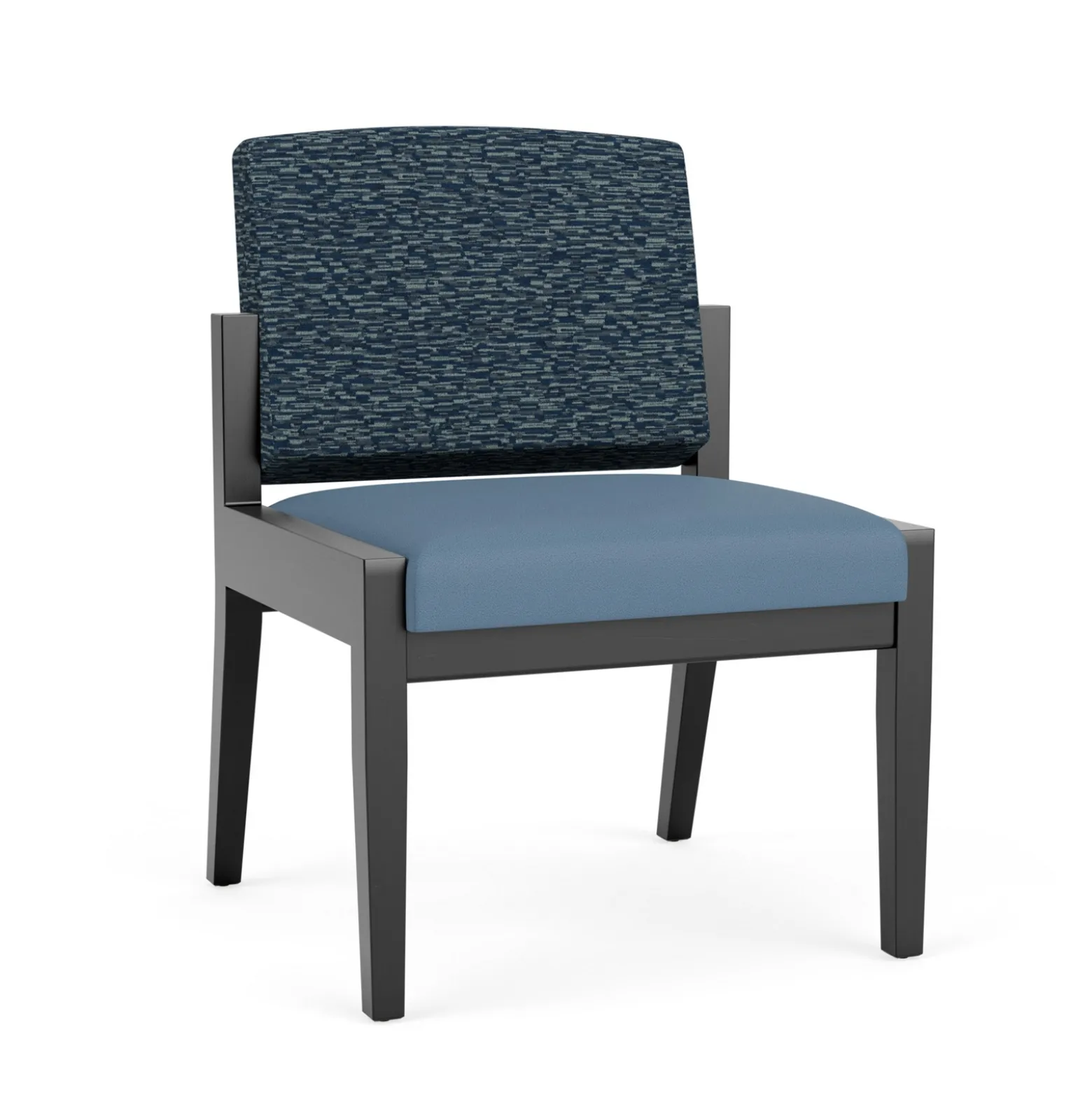 Mason Street Wood Armless Guest Chair in Standard Upholstery