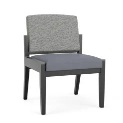 Mason Street Wood Armless Guest Chair in Standard Upholstery