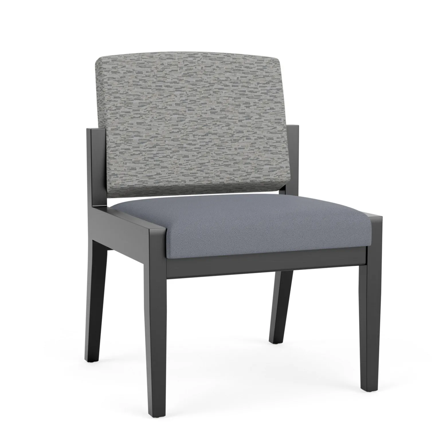 Mason Street Wood Armless Guest Chair in Standard Upholstery