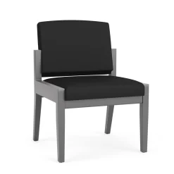Mason Street Wood Armless Guest Chair in Standard Upholstery
