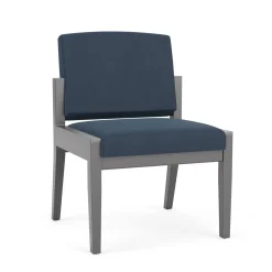 Mason Street Wood Armless Guest Chair in Standard Upholstery