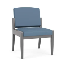 Mason Street Wood Armless Guest Chair in Standard Upholstery