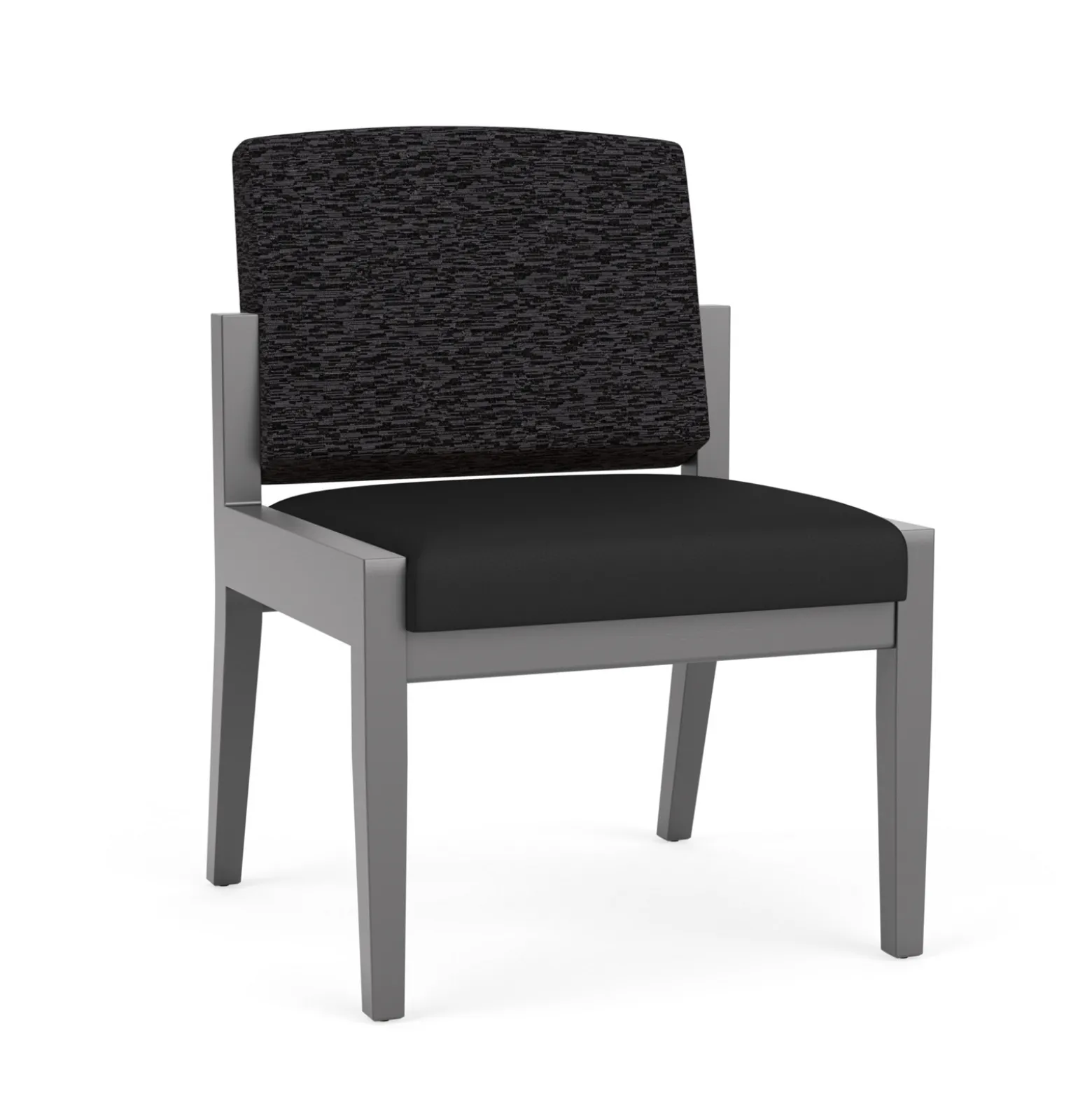 Mason Street Wood Armless Guest Chair in Standard Upholstery
